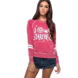 Spiritual Gangster Red Soul Searcher Sweater
